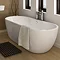 Metro 1655 Free Standing Modern Bath  Profile Large Image