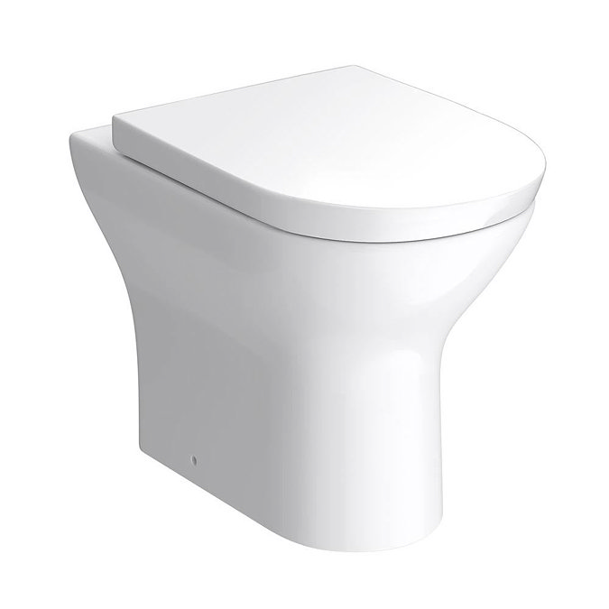 Metro 500 Black Ash Combined 2-In-1 Wash Basin + Toilet  Profile Large Image
