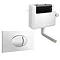Metro 500 Gloss Grey Combined 2-In-1 Wash Basin + Toilet  Feature Large Image