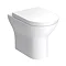 Metro 500 Gloss Grey Combined 2-In-1 Wash Basin + Toilet  Profile Large Image