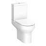 Metro Comfort Height Close Coupled Toilet with Soft Close Seat – Modern Ceramic WC