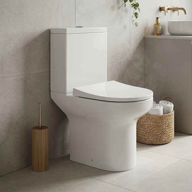 Metro Ultra-Compact 555mm Projection Toilet – Designed for Small Spaces