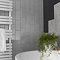 Victoria Metro Flat Wall Tiles - Gloss Grey - 20 x 10cm