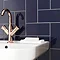 Metro Flat Wall Tiles - Gloss Navy - 20 x 10cm Large Image