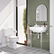 Victoria Metro Flat Wall Tiles - Gloss Olive - 20 x 10cm