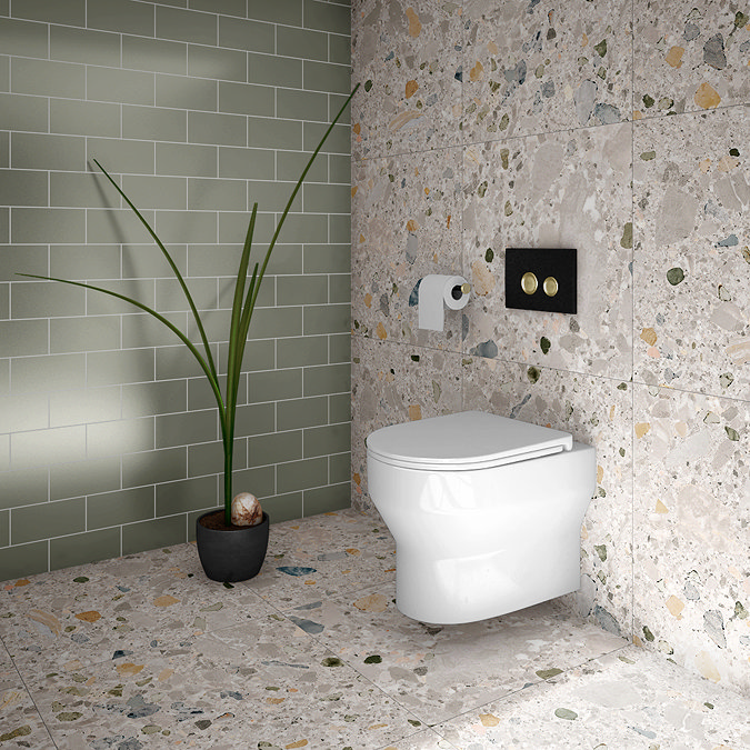 Victoria Metro Flat Wall Tiles - Gloss Olive - 20 x 10cm