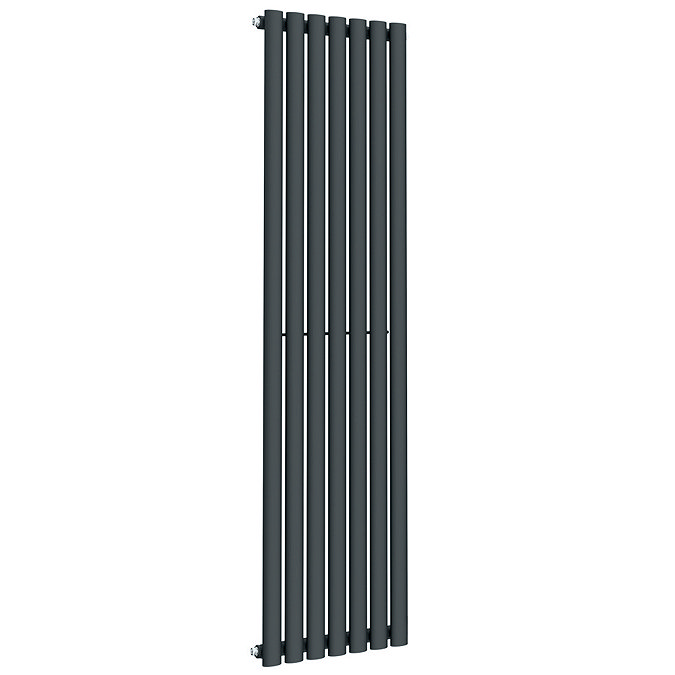 Metro H1600 x W295mm Anthracite Electric Only Single Panel Radiator ...