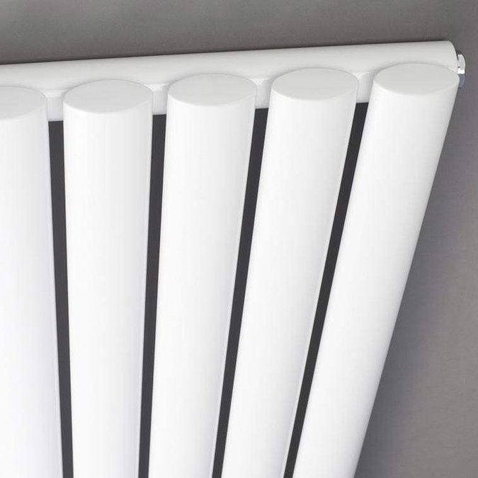 Metro H1600 x W295mm White Electric Only Single Panel Radiator with Bluetooth Thermostatic Element