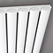 Metro H1600 x W295mm White Electric Only Single Panel Radiator with Bluetooth Thermostatic Element