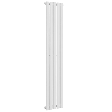 Metro H1600 x W295mm White Electric Only Single Panel Radiator with Bluetooth Thermostatic Element