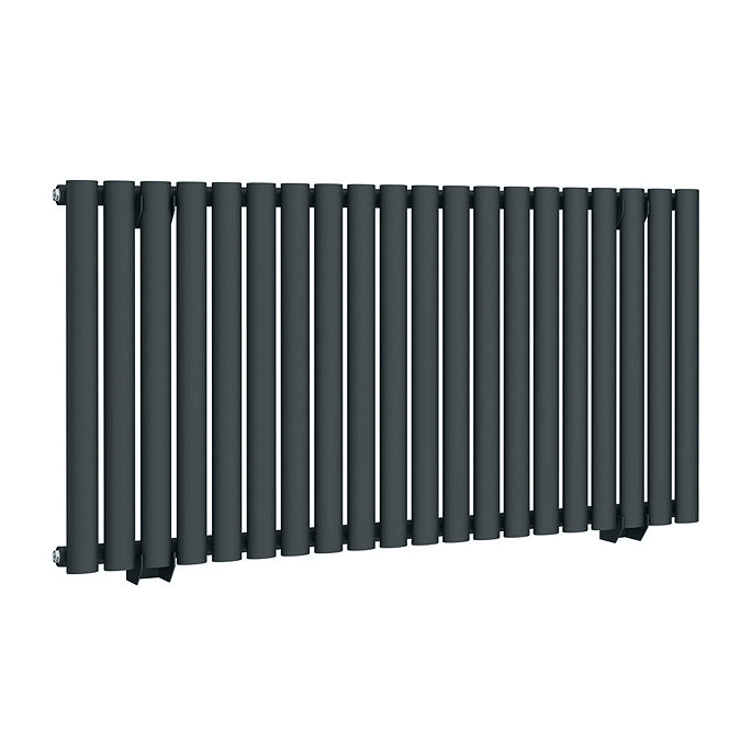 Metro H600 x W1180mm Anthracite Electric Only Single Panel Radiator with Bluetooth Thermostatic Element