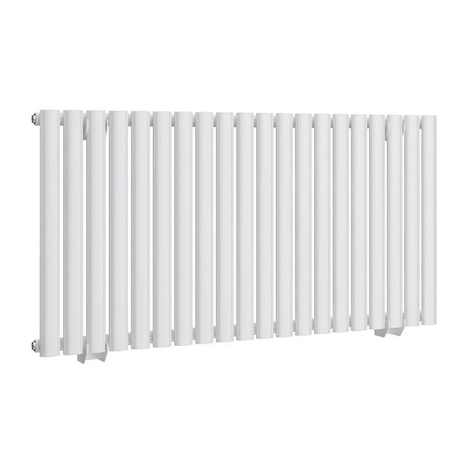 Metro H600 x W1180mm White Electric Only Single Panel Radiator with Bluetooth Thermostatic Element