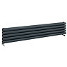 Metro Horizontal Radiator - Anthracite Grey - Double Panel (H295xW1600mm)