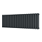 Metro Horizontal Radiator - Anthracite - Double Panel (400mm High) 1180mm Wide