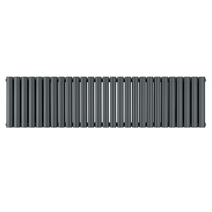 Metro Horizontal Radiator - Anthracite - Double Panel (400mm High) 1593mm Wide