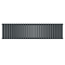 Metro Horizontal Radiator - Anthracite - Double Panel (400mm High) 1593mm Wide