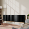 Metro Vertical Radiator - Anthracite - Double Panel (1600mm High) 413mm Wide