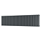 Metro Horizontal Radiator - Anthracite - Double Panel (400mm High) 1593mm Wide