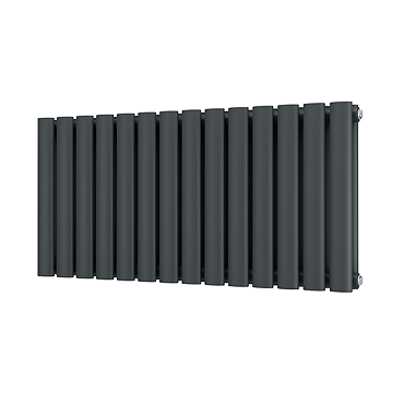 Metro Horizontal Radiator - Anthracite - Double Panel (400mm High) 826mm Wide