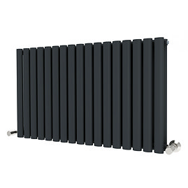 Metro Horizontal Radiator - Anthracite - Double Panel (600mm High) 1003mm Wide