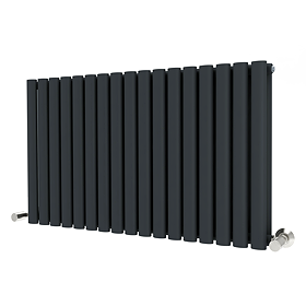 Metro Horizontal Radiator - Anthracite - Double Panel (600mm High) 1003mm Wide