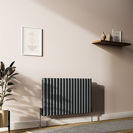 Metro Horizontal Radiator - Anthracite - Double Panel (600mm High) 1003mm Wide