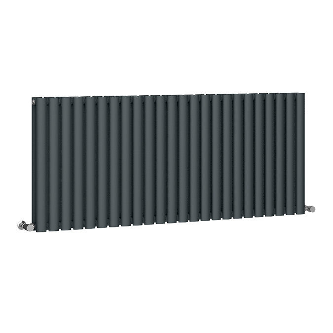 Metro Horizontal Radiator - Anthracite - Double Panel (600mm High) 1416mm Wide