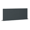 Metro Horizontal Radiator - Anthracite - Double Panel (600mm High) 1416mm Wide