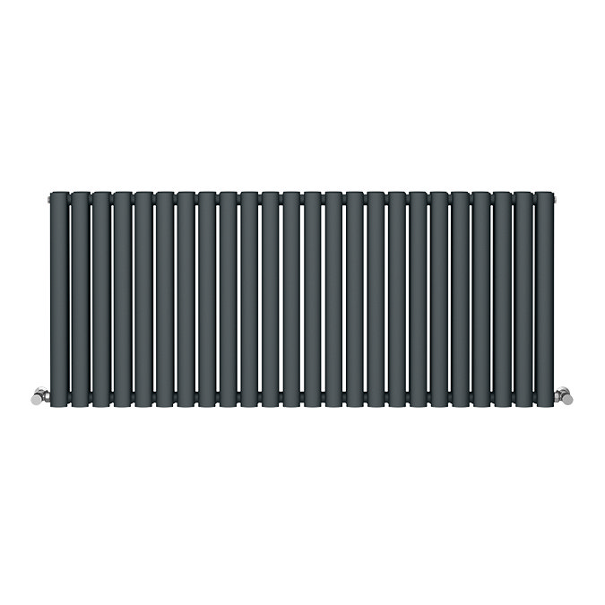 Metro Horizontal Radiator - Anthracite - Double Panel (600mm High) 1416mm Wide