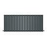 Metro Horizontal Radiator - Anthracite - Double Panel (600mm High) 1416mm Wide