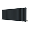 Metro Horizontal Radiator - Anthracite - Double Panel (600mm High) 1416mm Wide