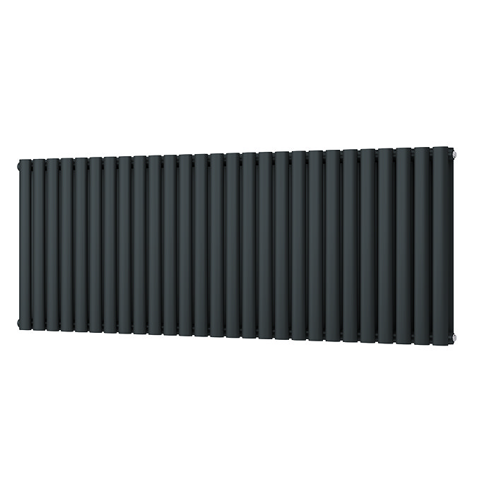 Metro Horizontal Radiator - Anthracite - Double Panel (600mm High) 1596mm Wide