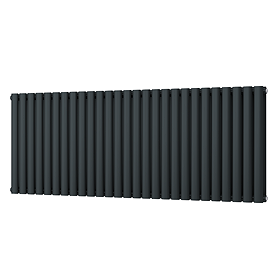 Metro Horizontal Radiator - Anthracite - Double Panel (600mm High) 1596mm Wide