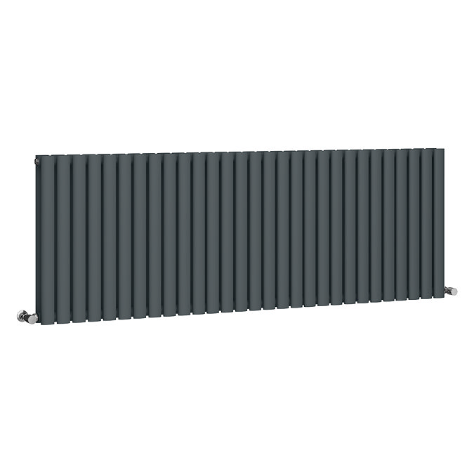 Metro Horizontal Radiator - Anthracite - Double Panel (600mm High) 1711mm Wide