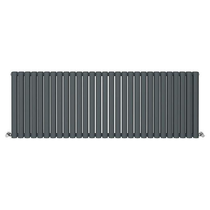 Metro Horizontal Radiator - Anthracite - Double Panel (600mm High) 1711mm Wide