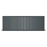 Metro Horizontal Radiator - Anthracite - Double Panel (600mm High) 1711mm Wide