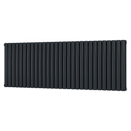Metro Horizontal Radiator - Anthracite - Double Panel (600mm High) 1711mm Wide