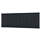 Metro Horizontal Radiator - Anthracite - Double Panel (600mm High) 1711mm Wide