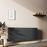 Metro Horizontal Radiator - Anthracite - Double Panel (600mm High) 1711mm Wide