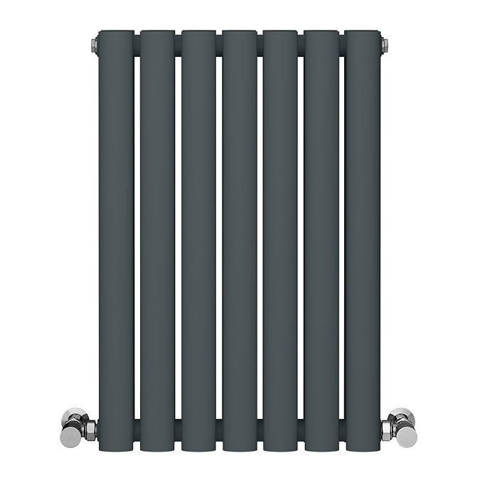 Metro Horizontal Radiator - Anthracite - Double Panel (600mm High) 413mm Wide