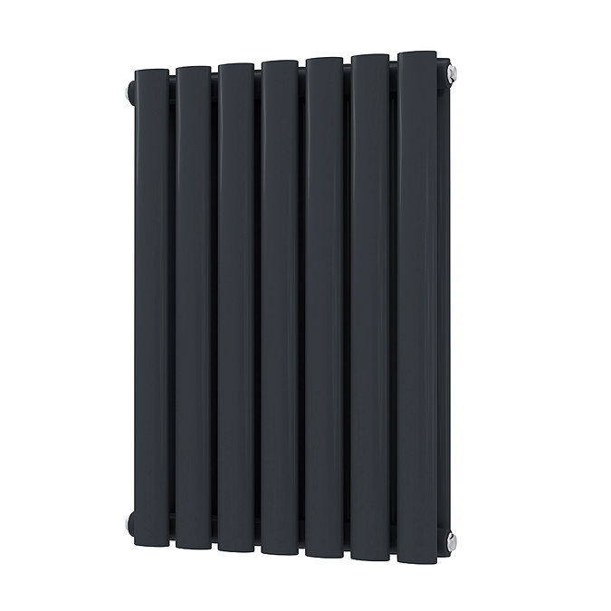 Metro Horizontal Radiator - Anthracite - Double Panel (600mm High) 413mm Wide