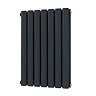 Metro Horizontal Radiator - Anthracite - Double Panel (600mm High) 413mm Wide