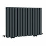 Metro Horizontal Radiator - Anthracite - Double Panel (600mm High) 826mm Wide
