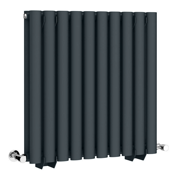 Metro Horizontal Radiator - Anthracite - Double Panel (600x590mm)