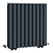 Metro Horizontal Radiator - Anthracite - Double Panel (600x590mm)