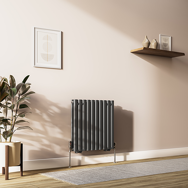 Metro Horizontal Radiator - Anthracite - Double Panel (600mm High)