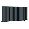 Metro Horizontal Radiator - Anthracite - Double Panel (600mm High) 1180mm Wide
