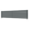 Metro Horizontal Radiator - Anthracite - Single Panel (1600mm Wide) 413mm High