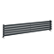 Metro Horizontal Radiator - Anthracite - Single Panel (1600mm Wide) 295mm High