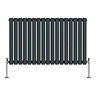 Metro Horizontal Radiator - Anthracite - Single Panel (600mm High) 1003mm Wide